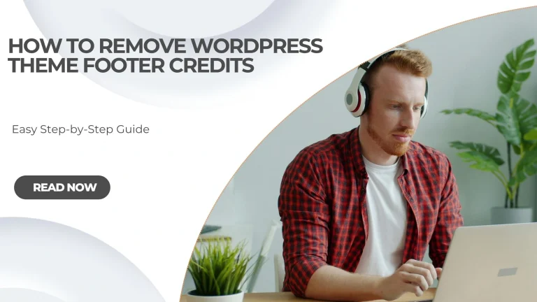 How to Remove Wordpress Theme Footer Credits